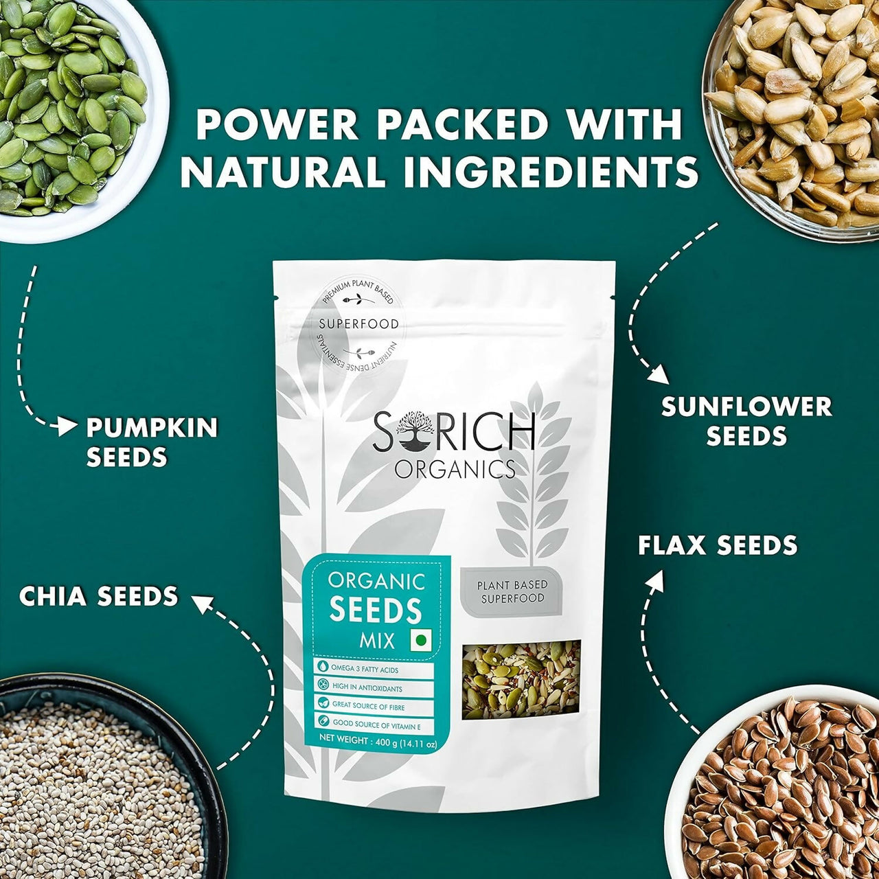 Sorich Organics 6-in-1 Seed Mix - Distacart