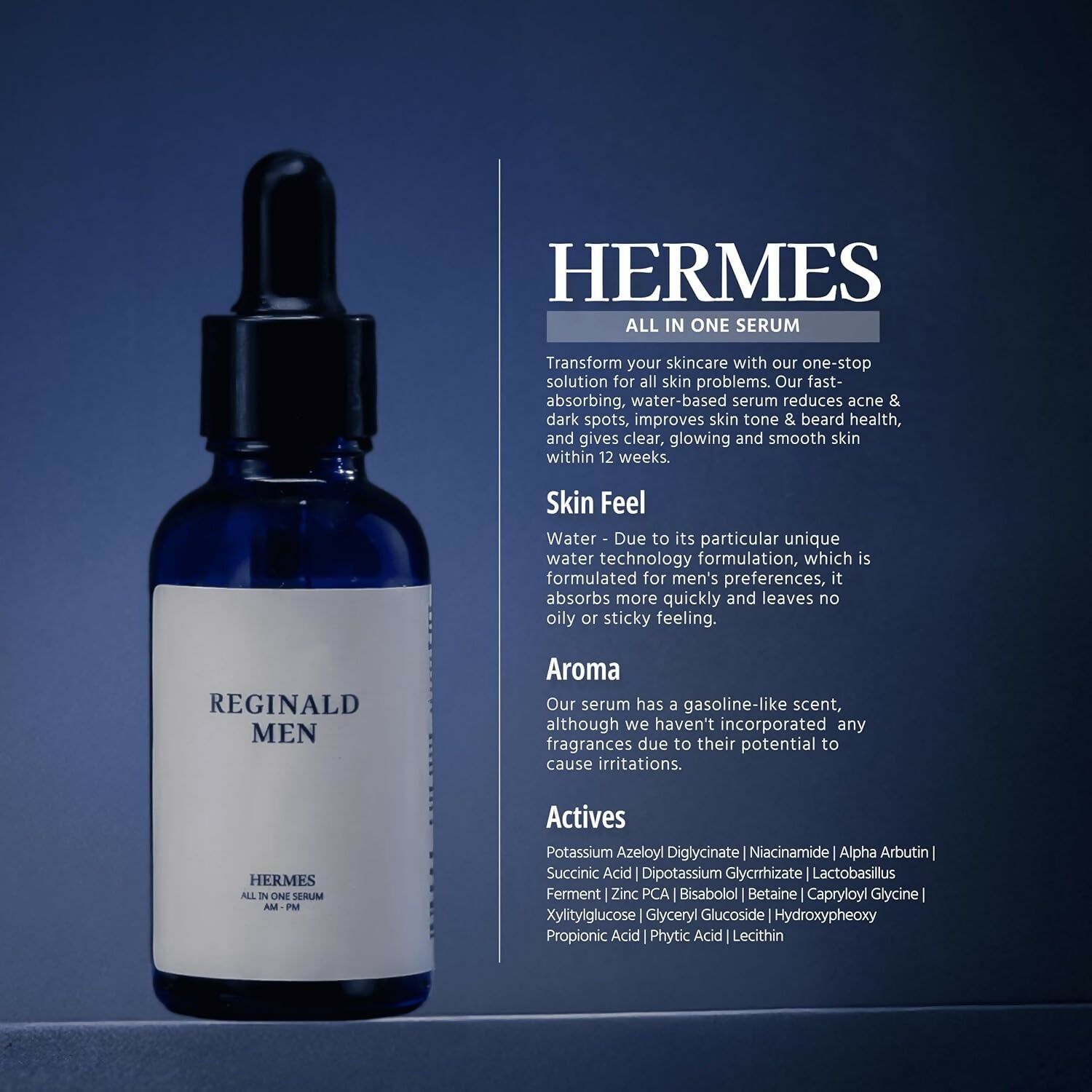 Reginald Men Complete Care Kit (Face wash, Moisturiser, Sunscreen, Serum, Lip Balm)