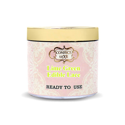 lime green edible lace 100g