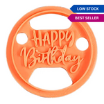 Thumbnail for celebration stencils toppers cutters celebration topper cutter happy birthday 01