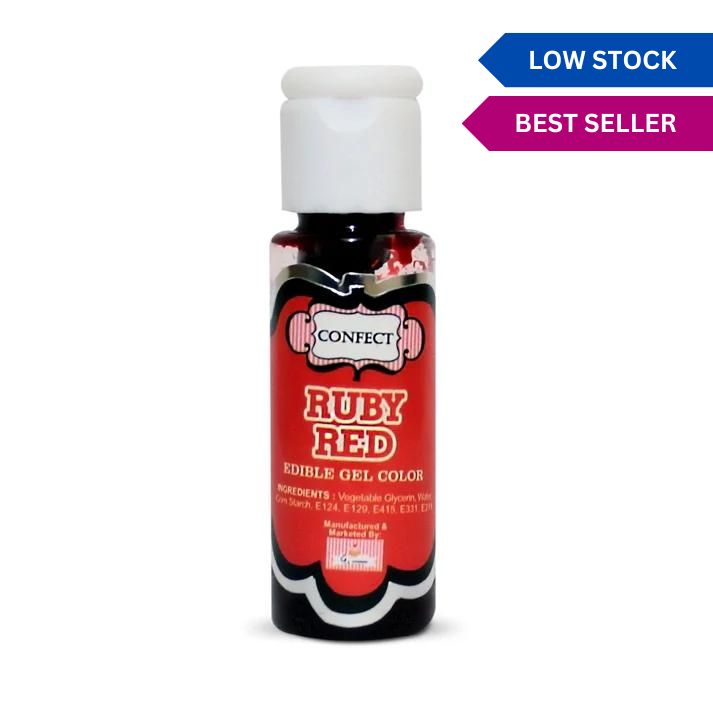 confect ruby red gel color br b 20 gms b