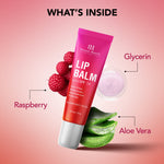 Thumbnail for Raspberry SPF Lip Balm with Jojoba Oil, Vitamin E & Allantoin - Distacart
