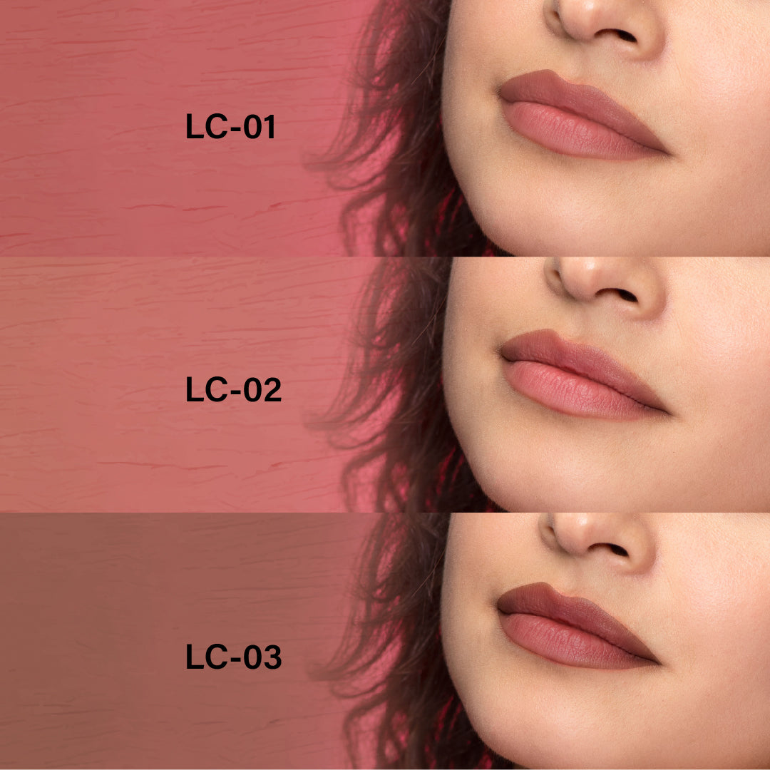 Baked Beauty My Crayon Lip Eclair Super Matte Lip Cream Lipsticks (Set of 3)