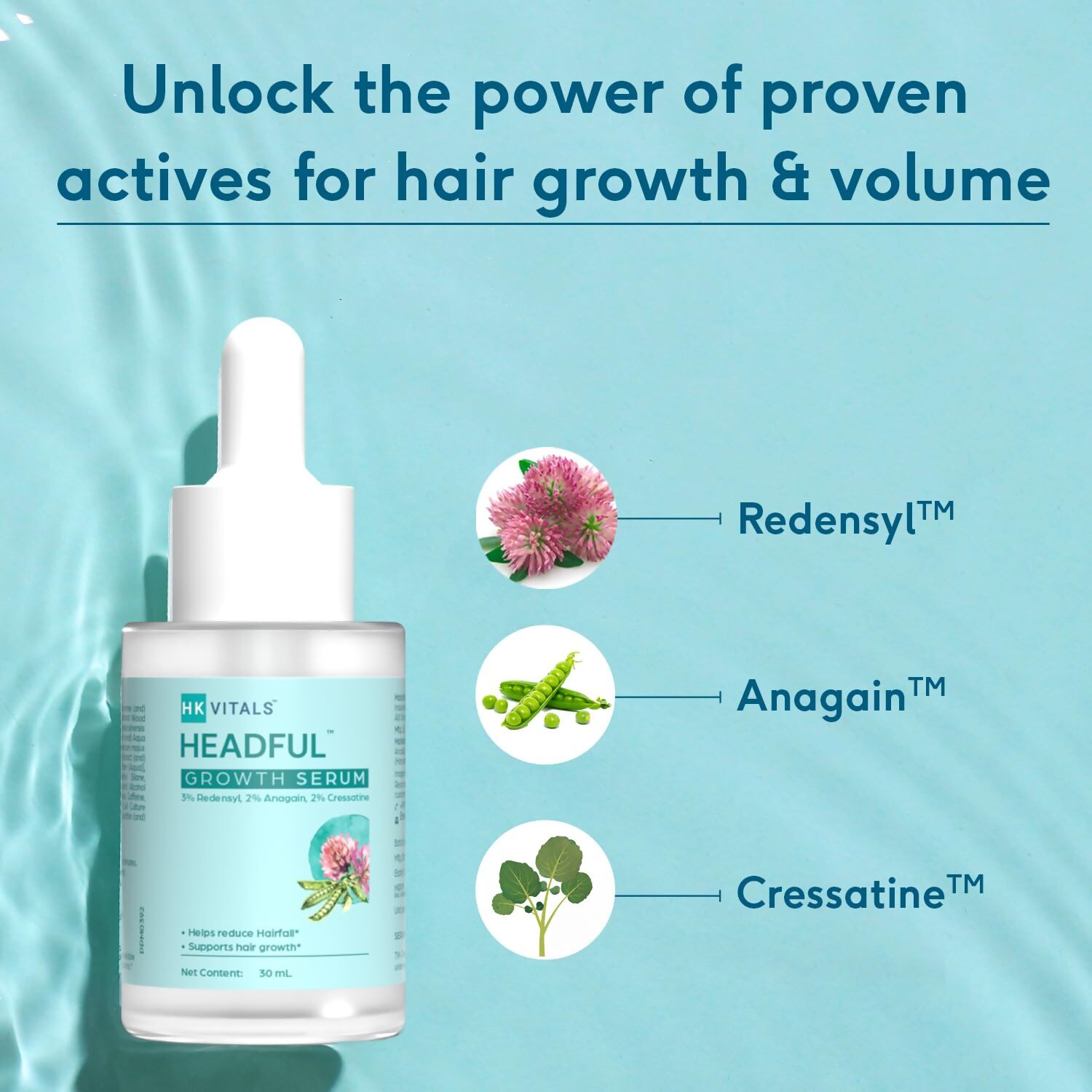 HK Vitals Headful Growth Serum - Distacart