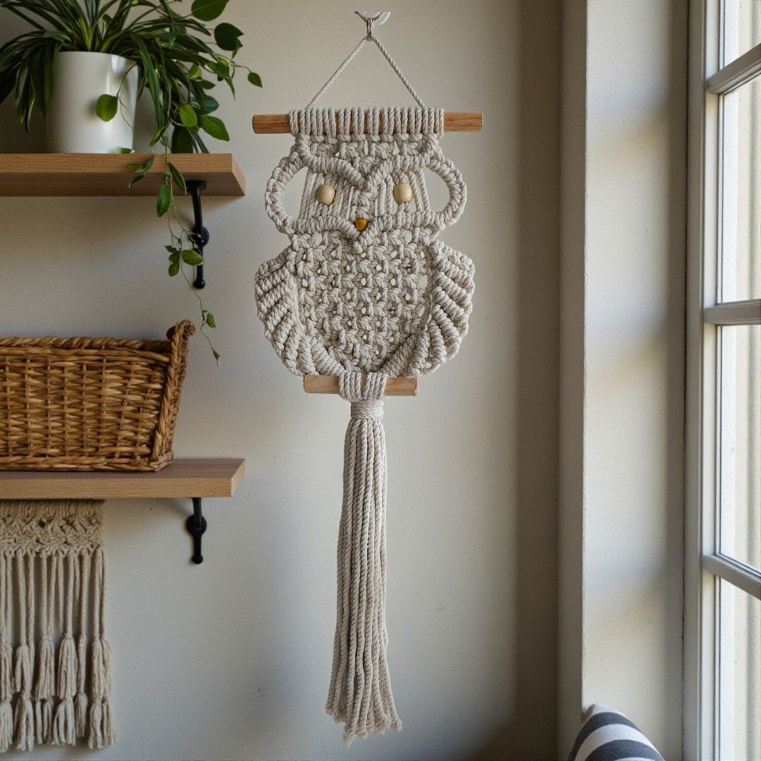 Sun Mun Decors Premium Macrame Owl