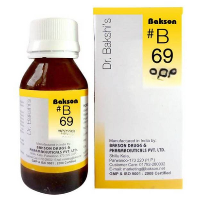 Bakson's Homeopathy B69 Drop - Distacart