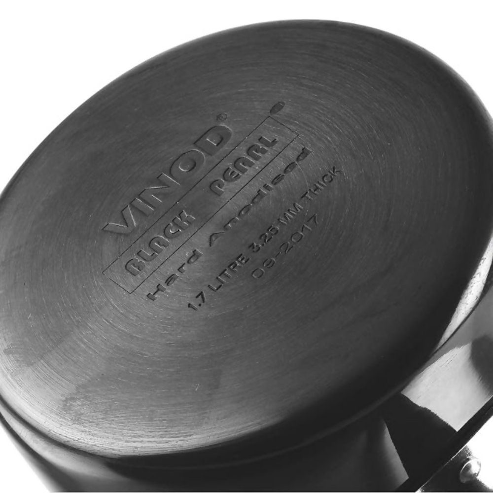 Vinod Black Pearl Hard Anodised Saucepan - Dista