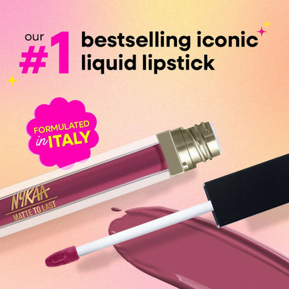 Nykaa Matte To Last ! Transferproof Liquid Lipstick - Boho-16 - Dista