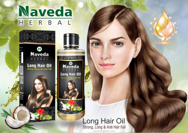 Naveda Herbal Long Hair Oil - Distacart