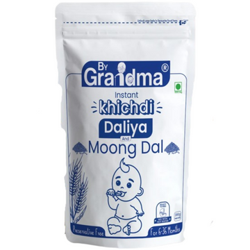 By Grandma Sprouted Cereal Instant Kichidi - Mix-Broken Wheat And Moong Dal - Distacart