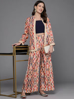 Thumbnail for Ahalyaa Women Printed Ethnic Co-Ords - Blue Color - Distacart