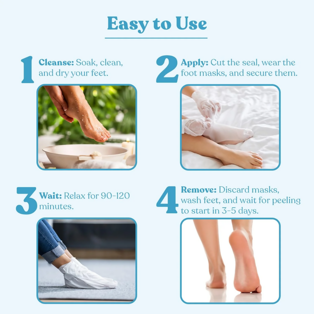 Wipness Natural Foot Peeling & Exfoliating Foot Mask - Dista
