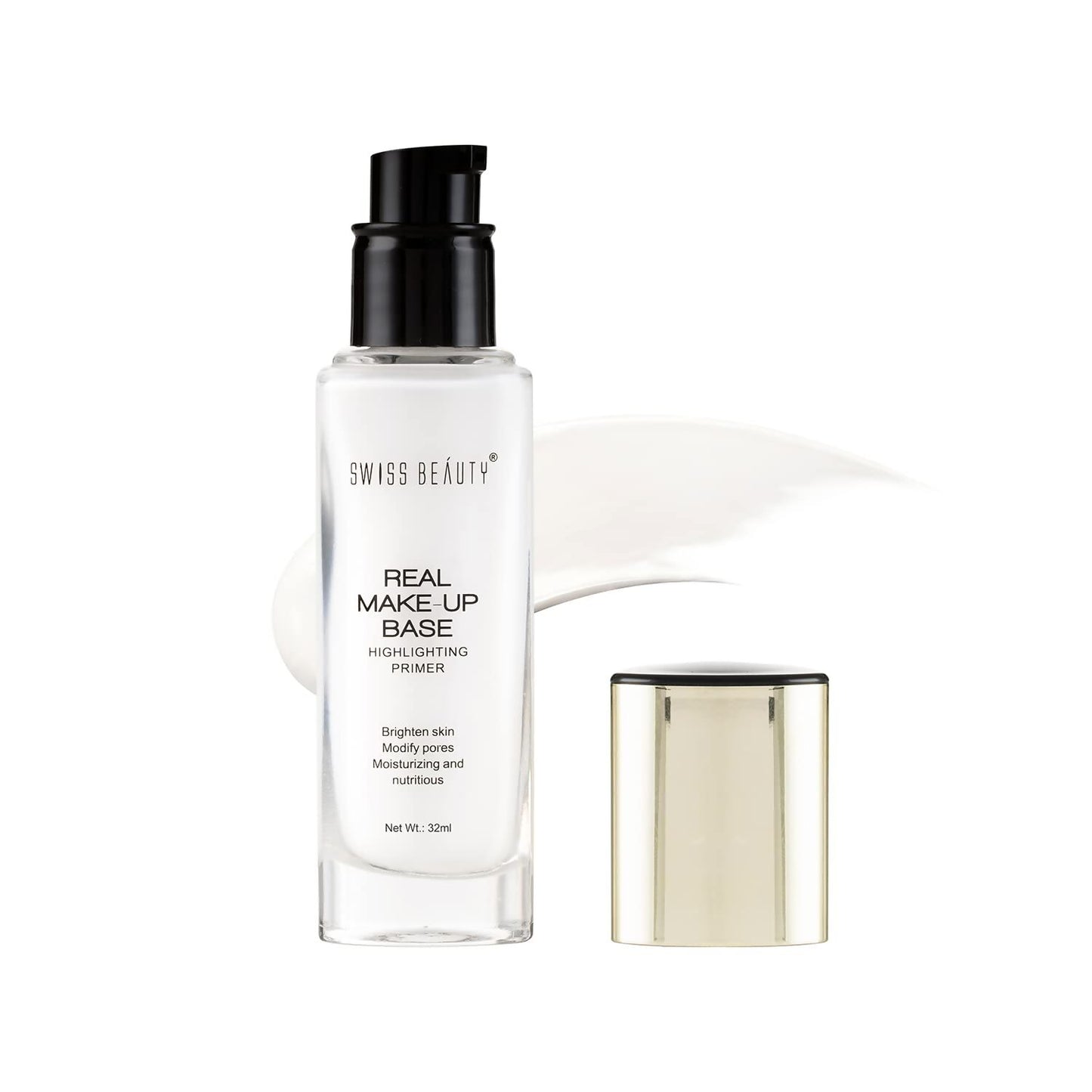 Swiss Beauty Real Makeup Base Highlighting Primer - Shade- Natural Tint - Distacart