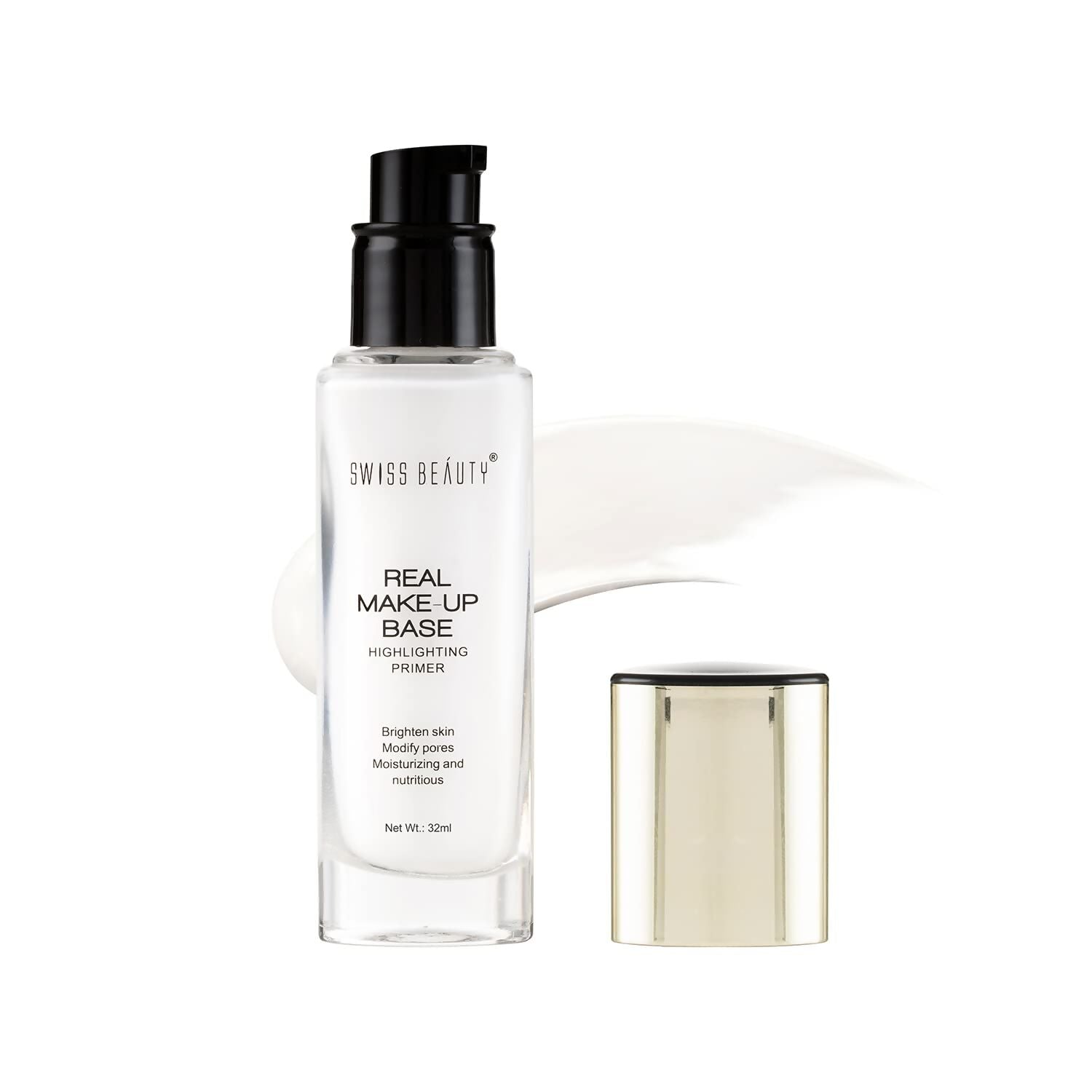 Swiss Beauty Real Makeup Base Highlighting Primer - Shade- Natural Tint - Distacart
