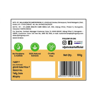 VI-JOHN Prakritik Yogurt & Honey Face Pack Restoresgmlow, Made With 100% Natural Bio Actives - Distacart