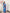 Astita Silk Blend Blue Saree