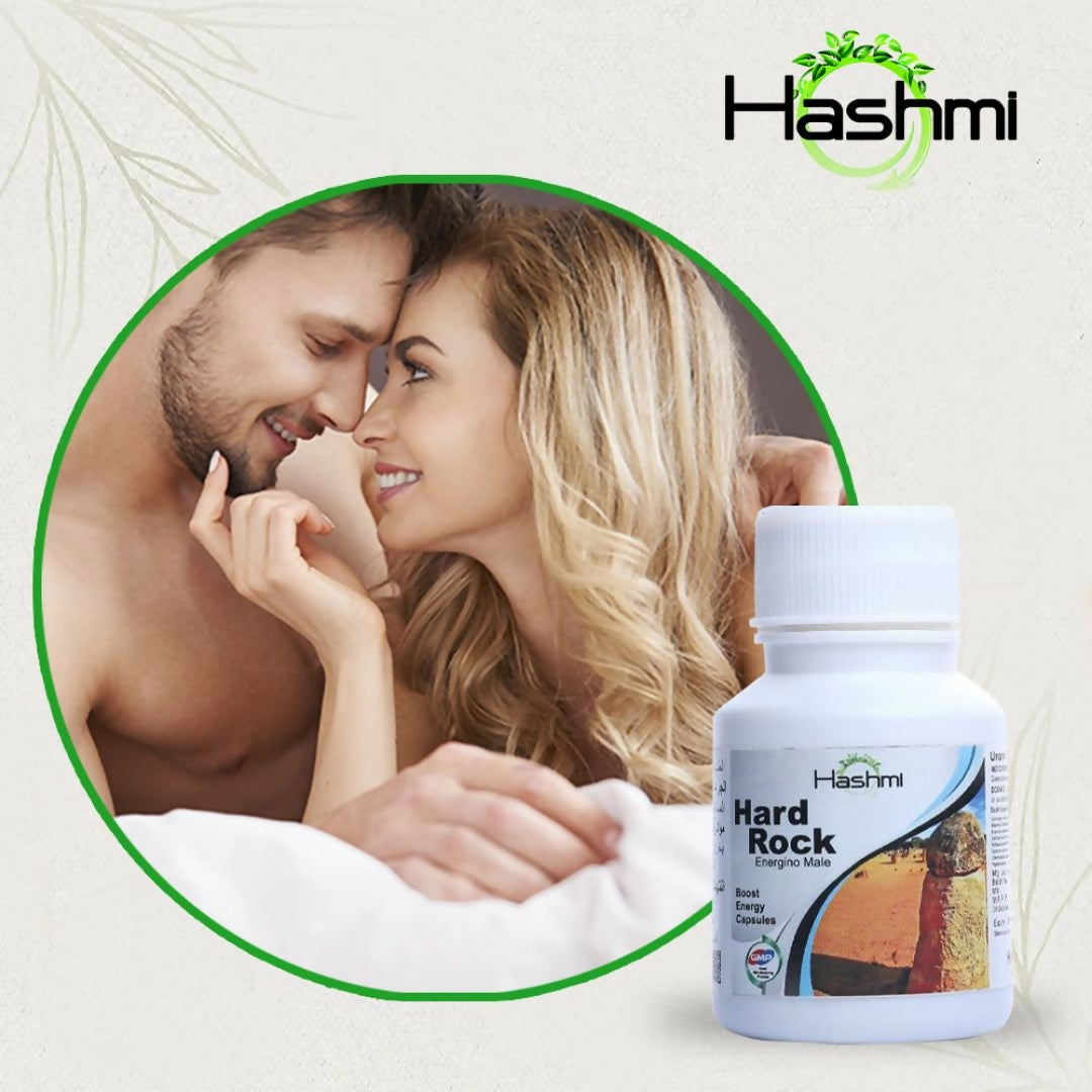 Hashmi Pharmacy Hard Rock Capsules are formulated with natural ingredients like Ashwagandha, Safed Musli, Gokshur, Gheekwar, and more. - Distacart