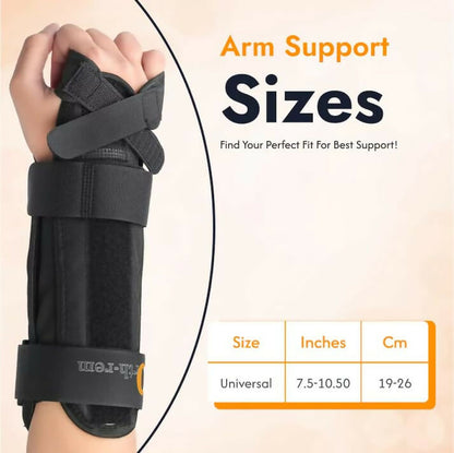 Orth-rem Adjustable Wrist & Forearm Brace with Removable Splint - Distacart