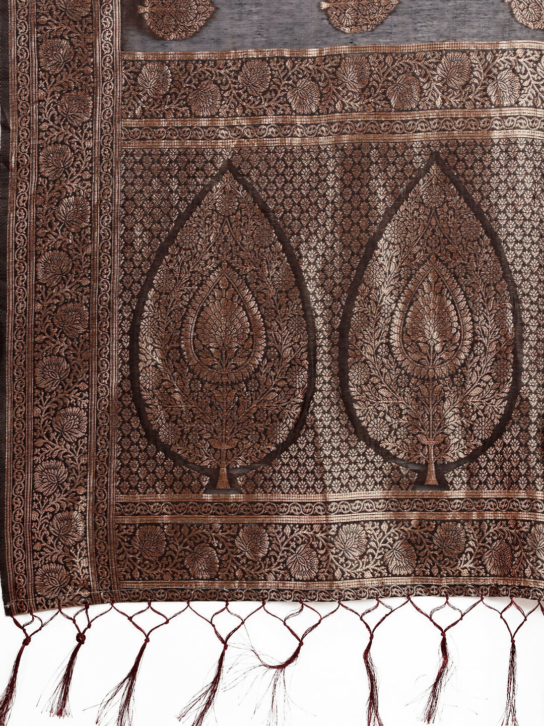 Astita Cotton Black Saree
