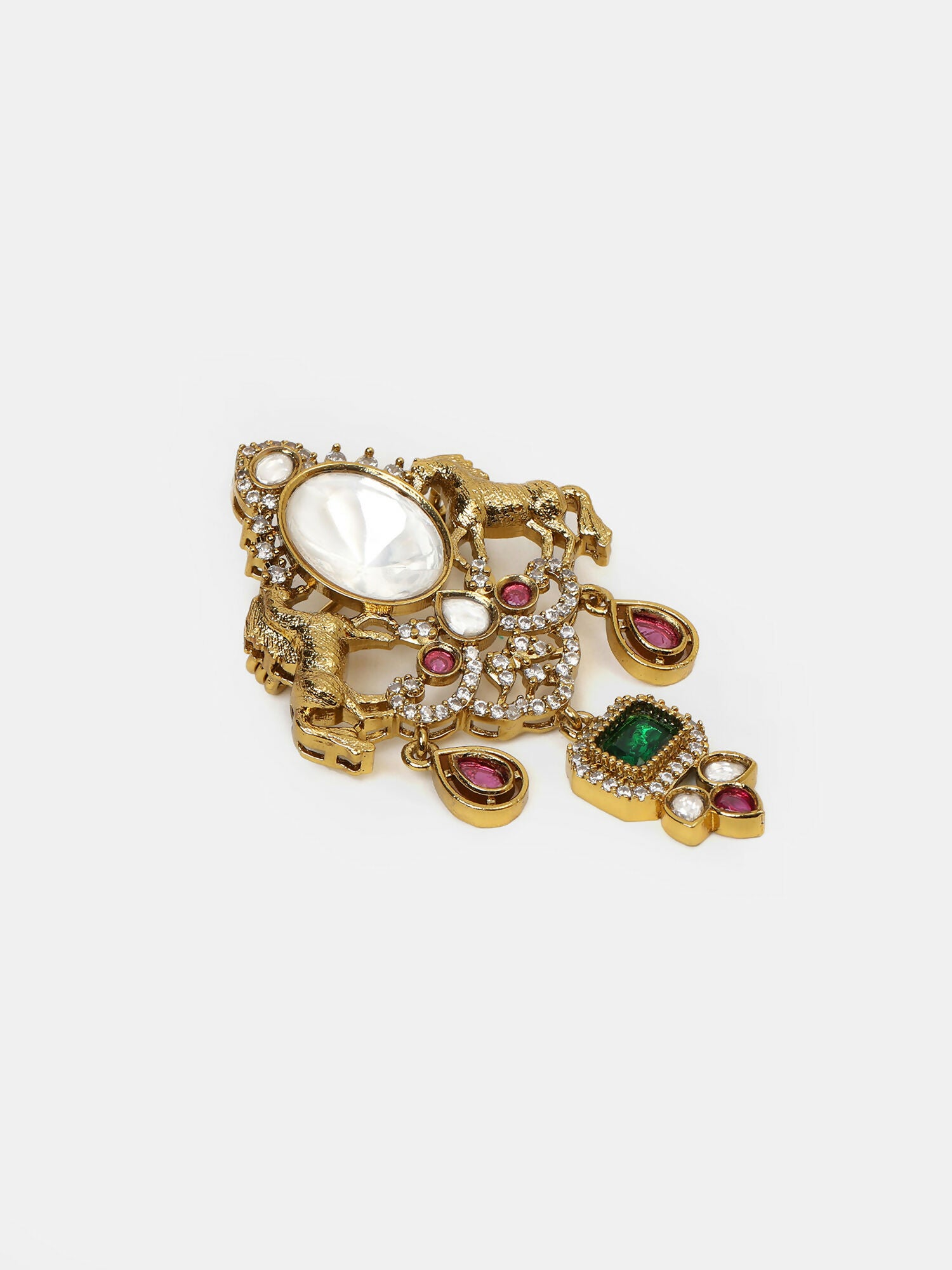 Ruby Raang Emerald Grace Brooch - Distacart