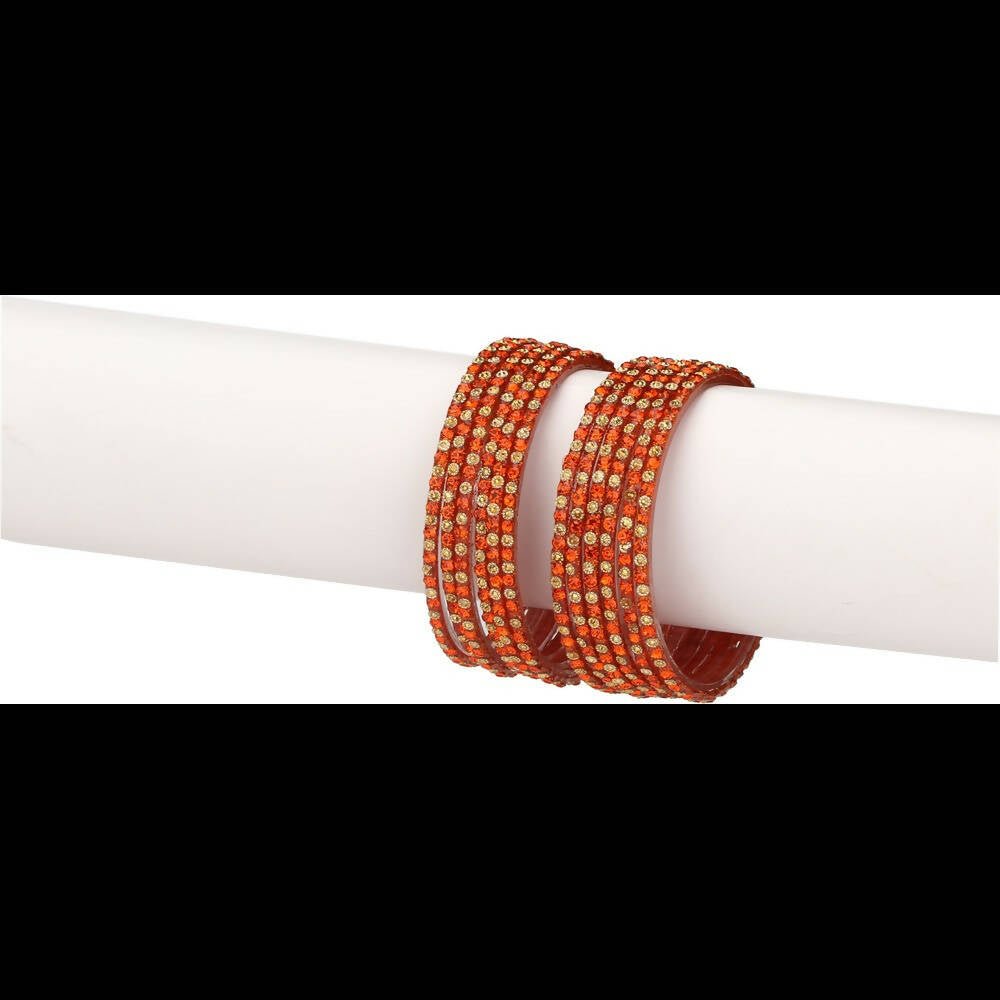 Afast Bridal Wedding & Party Fashionable Colorful Glass Bangle/Kada Set, Pack Of 12 - Distacart