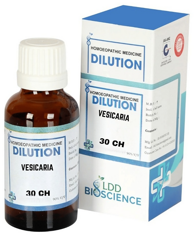 LDD Bioscience Homeopathy vesicaria Dilution - Distacart