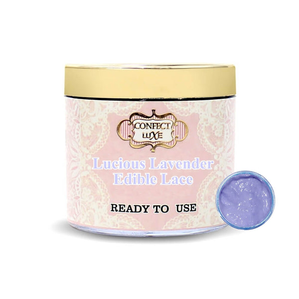 confect luscious lavender edible lace 100 gms