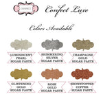Thumbnail for confect 6 shades of metallic sugar paste br b 250 gms b