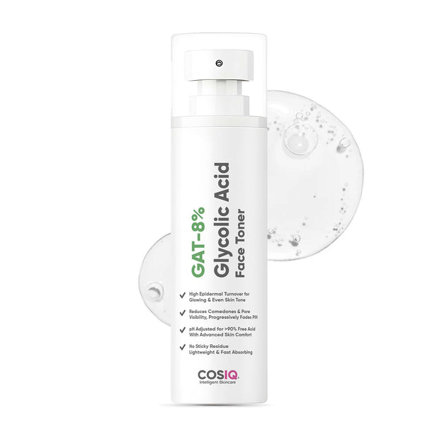 Cos-IQ GAT-8% Glycolic Acid Face Toner