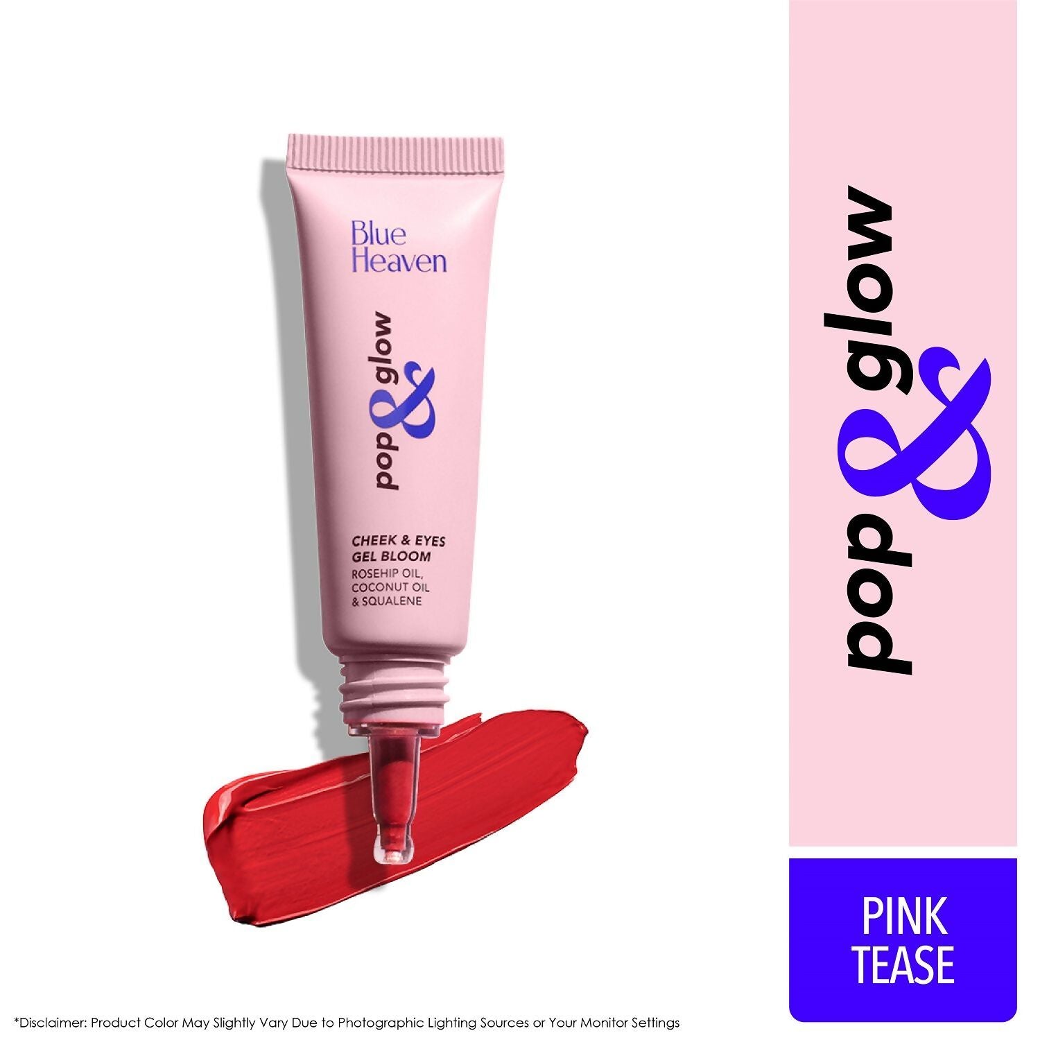Blue Heaven Pop & Glow Cheek & Eye Bloom Blush - Pink Tease - Distacart