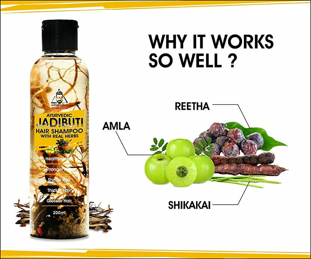 Urbangabru Ayurvedic Jadibuti Hair Shampoo - Limited Time Offer - Distacart