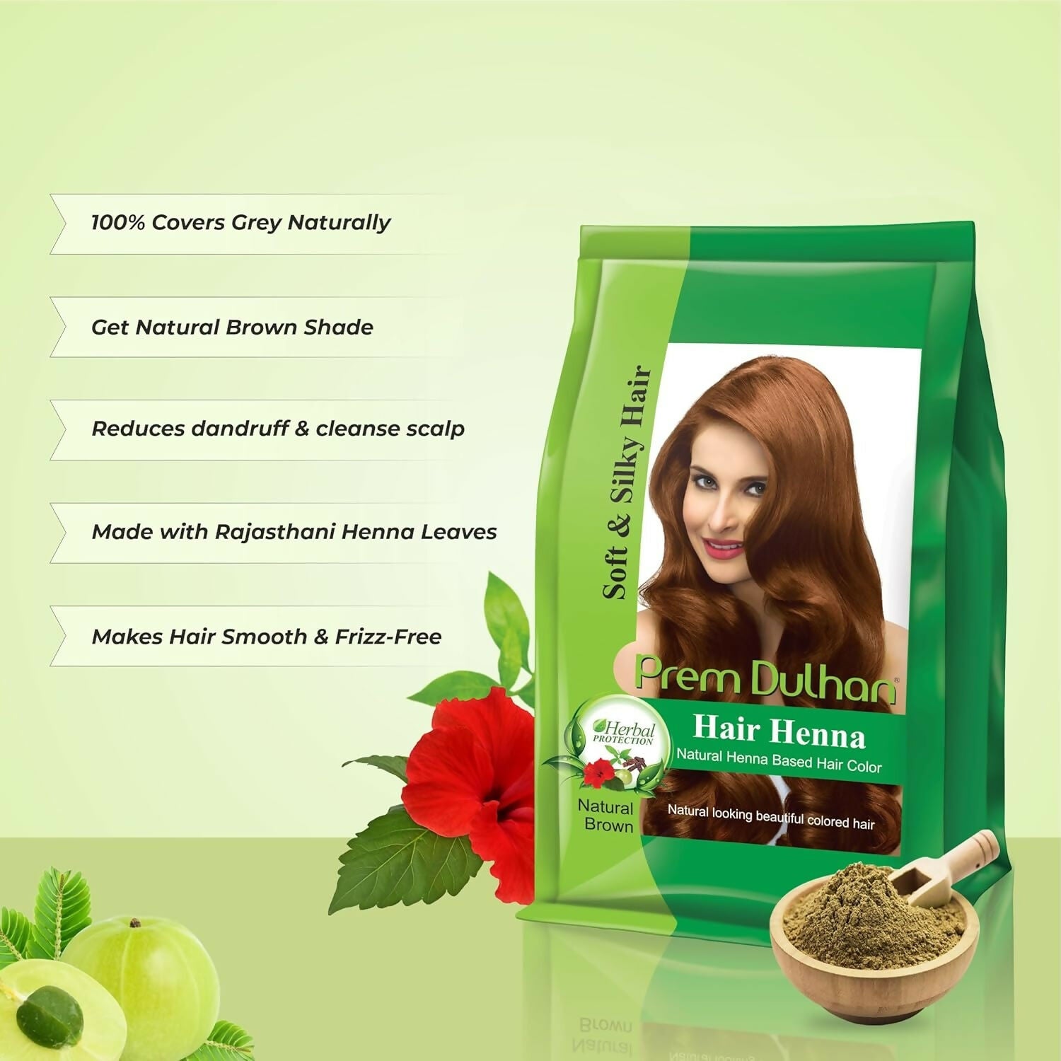 Prem Dulhan Hair Henna Natural Henna Based Hair Color - Distacart