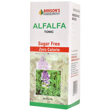 Bakson's Homeopathy Alfalfa Tonic Sugar Free - Distacart