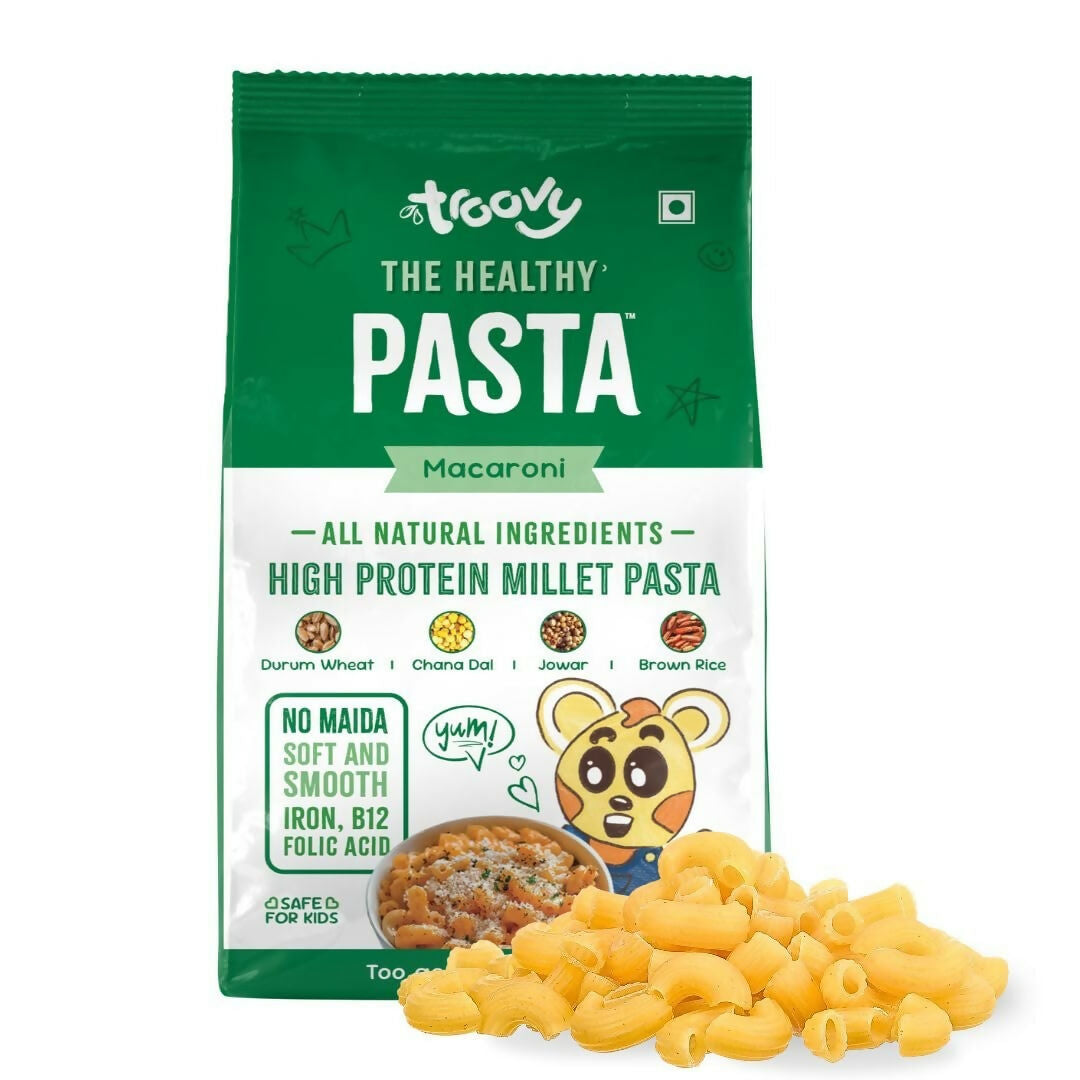 Troovy Millet Macaroni Pasta Protein & Iron rich - Distacart