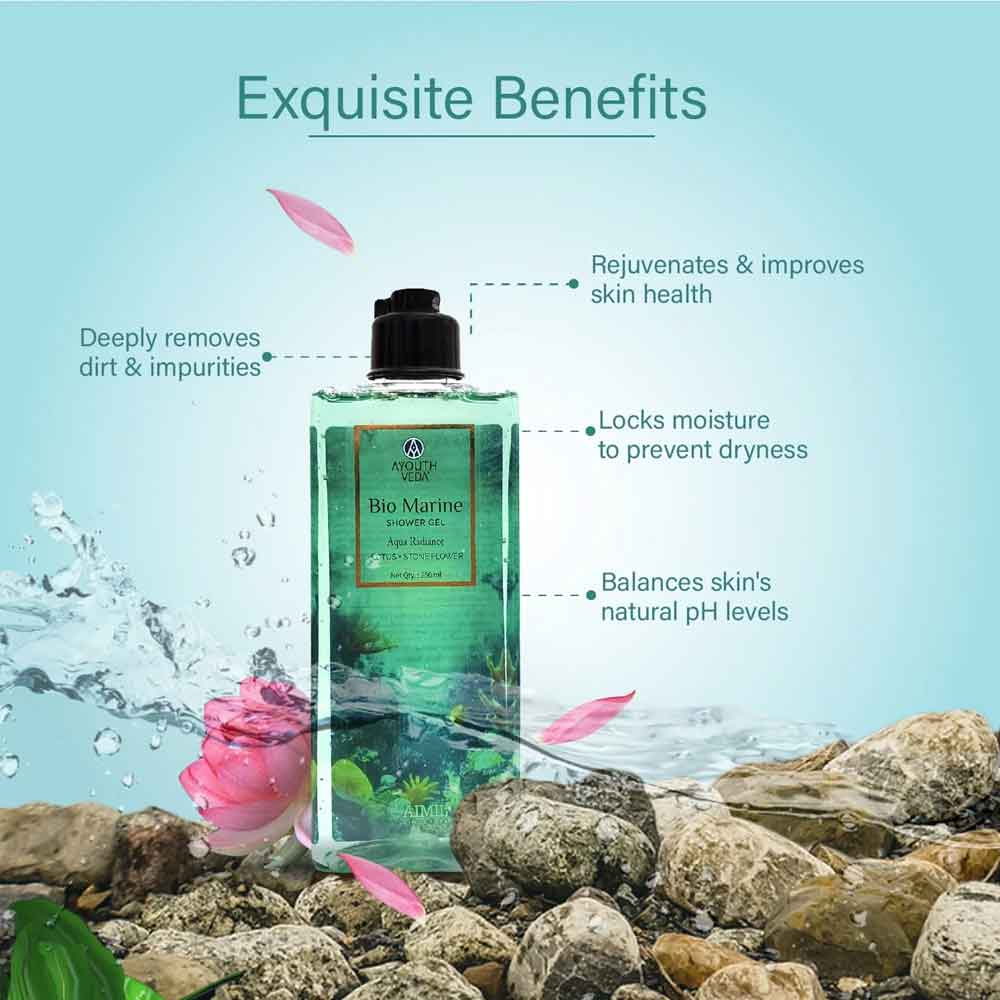 Ayouthveda Bio Marine Shower Gel