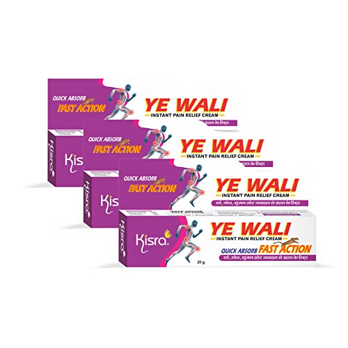 Kisra Ye Wali Instant Pain Relief Cream - Distacart