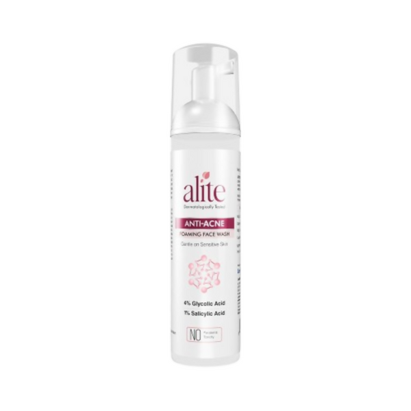 Alite Anti Acne 5-in-1 Foaming Face Wash with 4% Glycolic Acid & 1% Salicylic Acid - Distacart