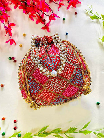 Joban Fashion Potli Bags - Multicolor - Dista
