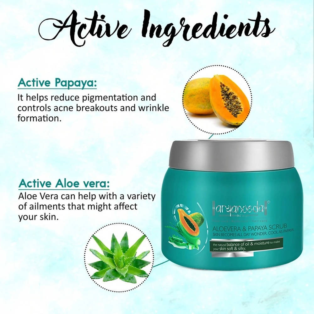 Aaryanveda Aloevera & Papaya Scrub