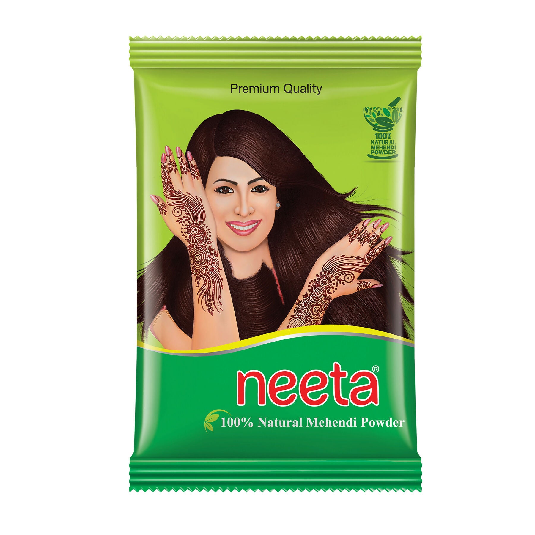 Neeta 100% Natural Mehendi Powder Premium Quality Pure Henna Powder-Brown - Distacart