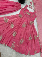 Thumbnail for Teeya Creation New Womens Trendy Embroidery Sequence Work Kurta Set - Dista