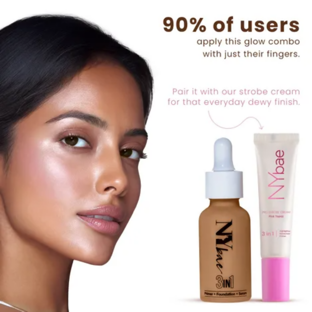 NY Bae 3 IN 1 Serum Foundation - Warm Honey 14 - Distacart