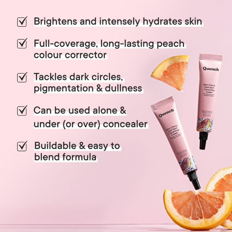 Buy Quench Under Eye Color Corrector with Cherry Blossom (Peach) Online