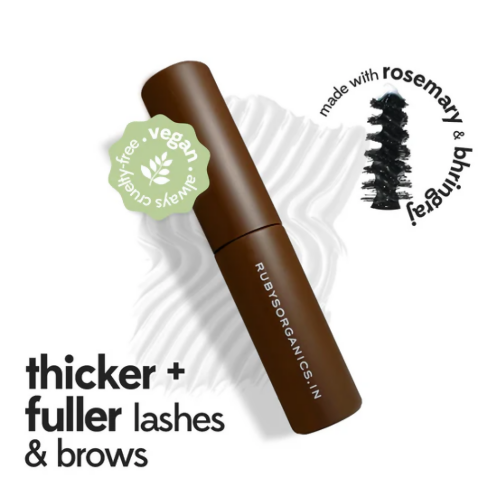 Ruby's Organics Lash + Brow Growth Oil - Distacart