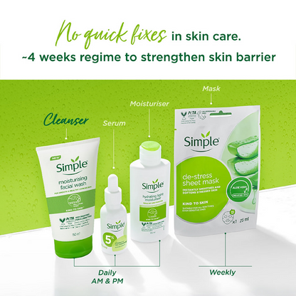Simple Moisturising Facial Wash - Distacart