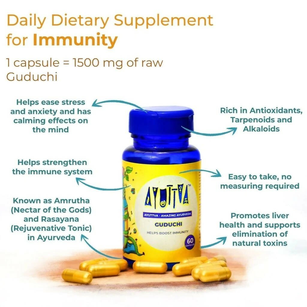 Ayuttva Guduchi Capsules - Distacart