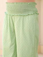 Thumbnail for Janasya Light Dobby Cotton Self Design A-Line Kurta Set