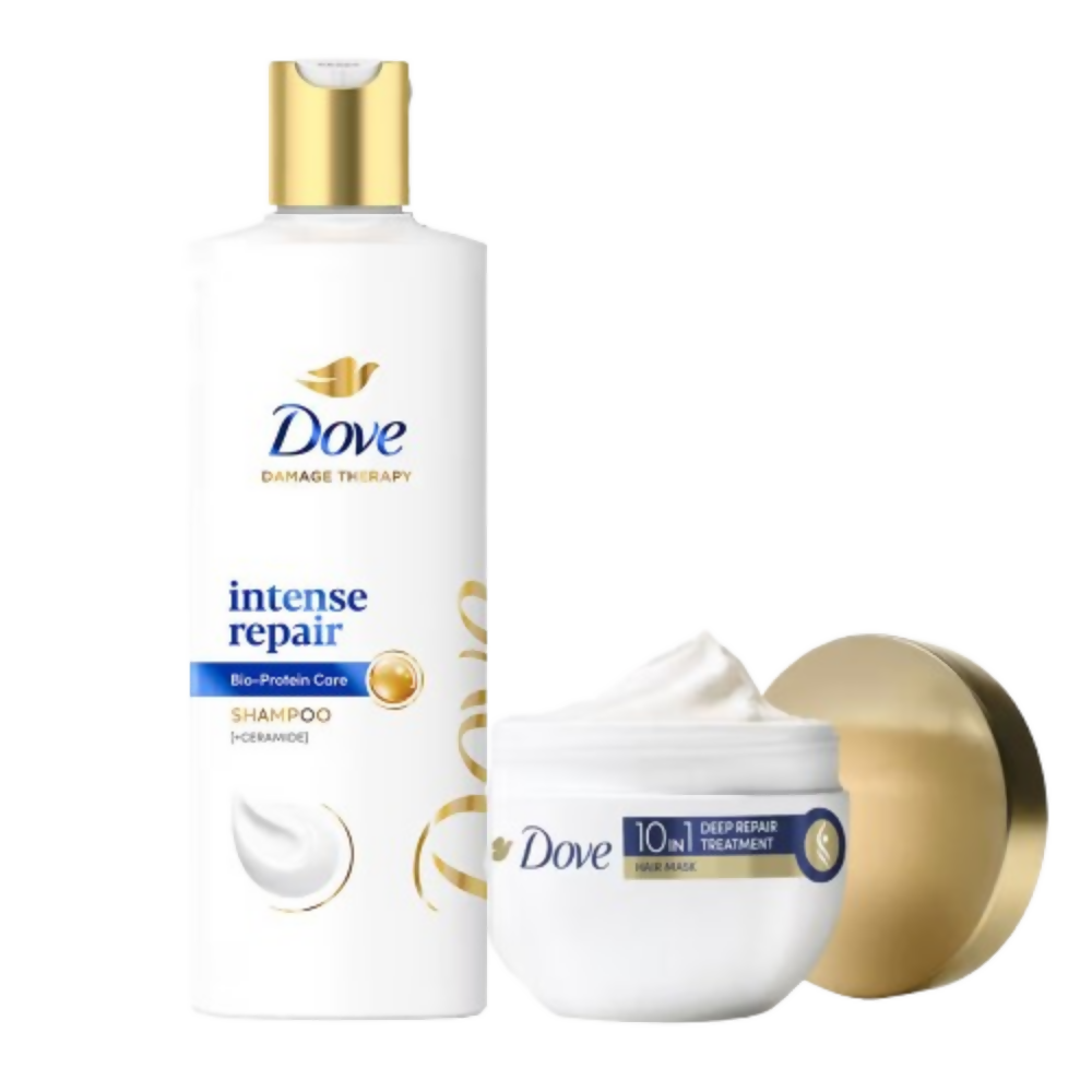 Dove Intense Repair Treatment Shampoo + Hair Mask For Frizzy Hair
