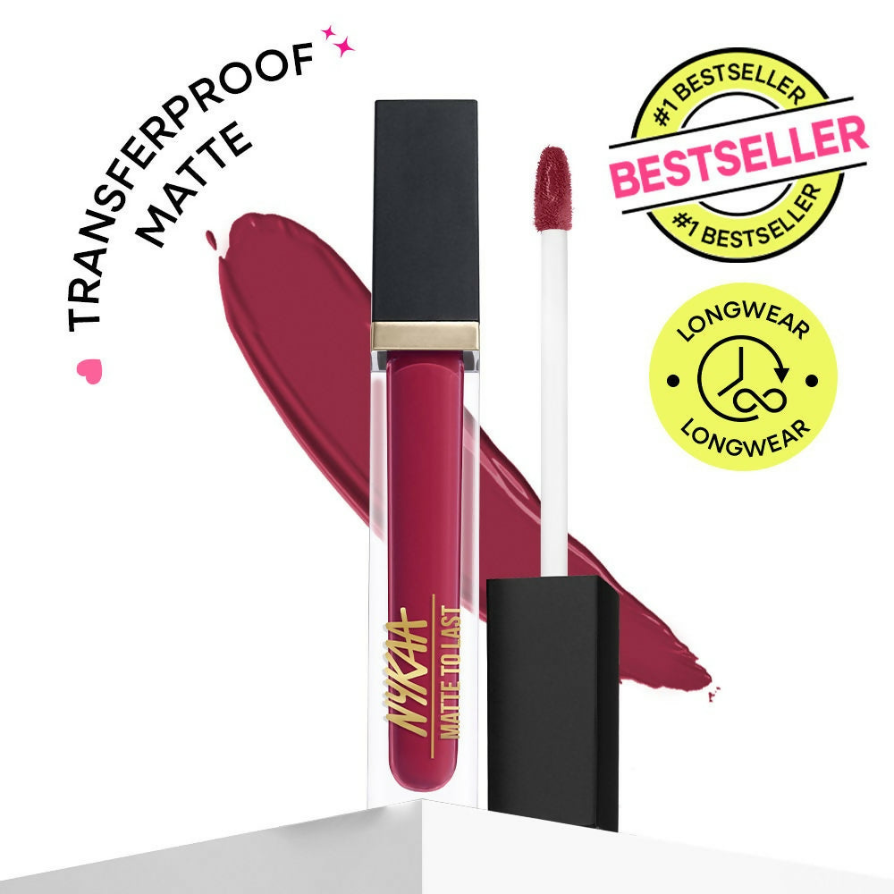 Nykaa Matte To Last ! Transferproof Liquid Lipstick - Maithili -25 - Dista