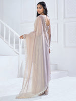 Thumbnail for NOZ2TOZ Women's Organza Beige Embellished Designer Saree With Blouse Piece - Distacart